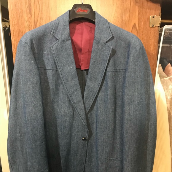 BRIONI Denim sport coat - Picture 1 of 8